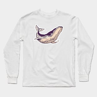 Winston the whale Long Sleeve T-Shirt